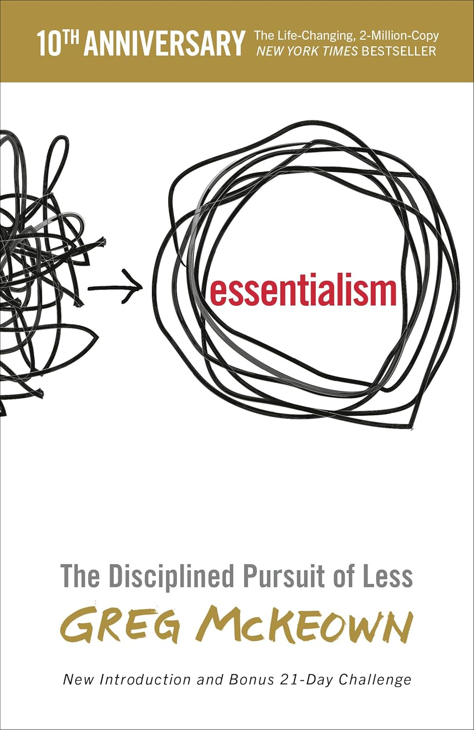 Essentialism: The Disciplined Pursuit of Less — Greg McKeown